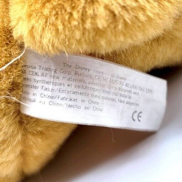 Disney Store Simba Plush Brown 9" Pouncing Crouching Baby Cub The Lion King - Picture 8 of 9